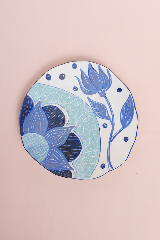 The Blue Lotus Plate