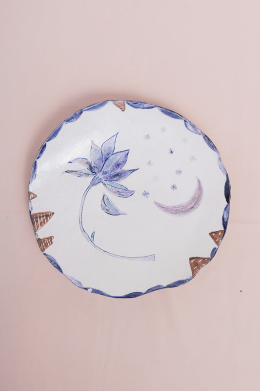 The Moonflower Plate